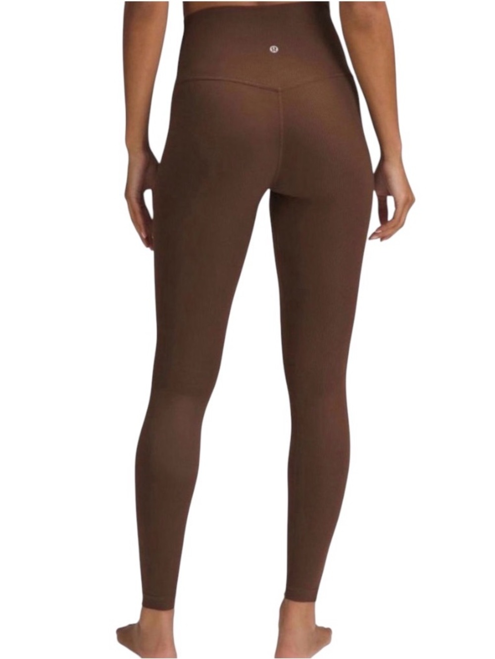 Lululemon Align™ High-Rise Ribbed Pant 25" in Java Brown Size 6 - Picture 1 of 4